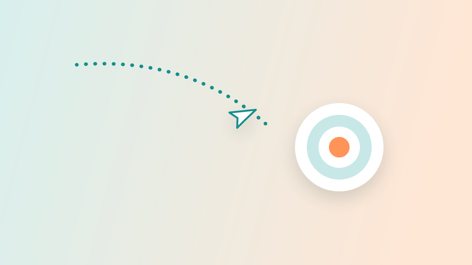 Illustration : trajectoire vers une cible
