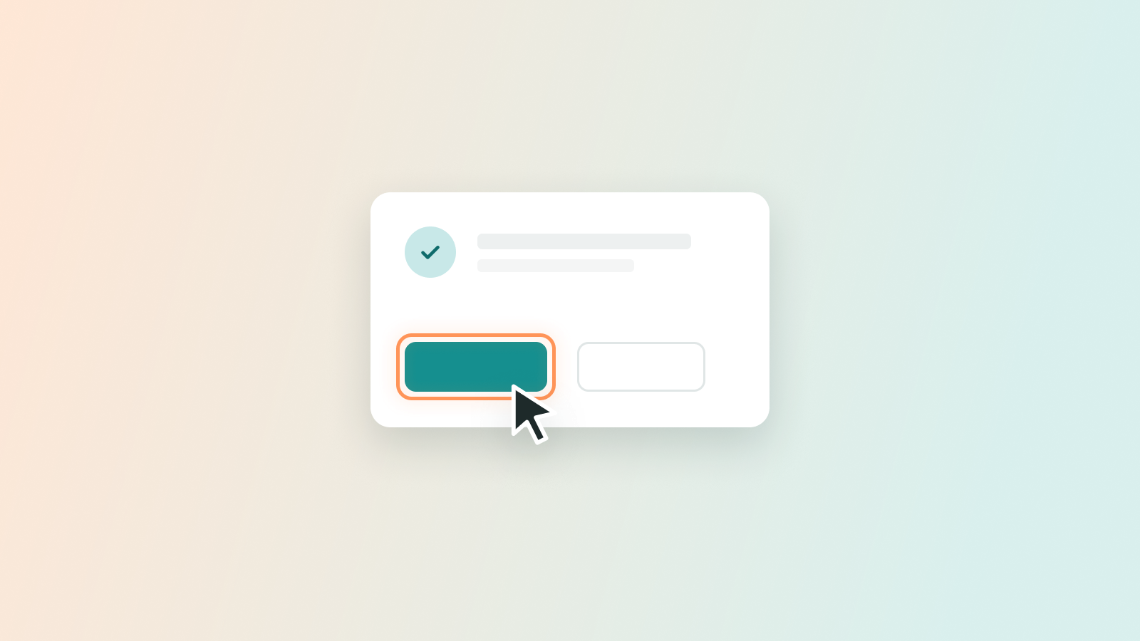 Illustration : carte de validation d'une action IA